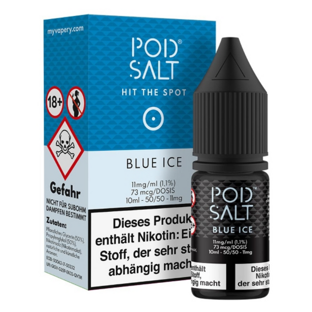 Pod Salt - Blue Ice - Nikotinsalz - 11mg/ml