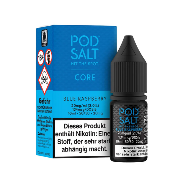 Pod Salt - Blue Raspberry - Nikotinsalz - 20mg/ml