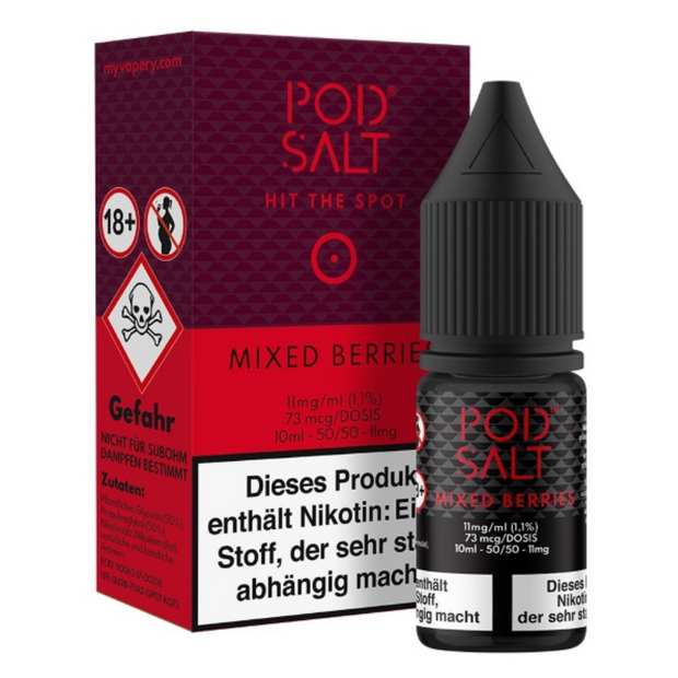 Pod Salt - Mixed Berries - Nikotinsalz - 11mg/ml