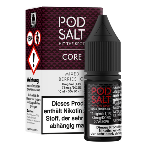 Pod Salt - Mixed Berries Ice - Nikotinsalz - 11mg/ml