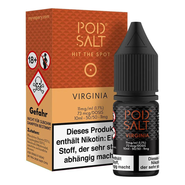 Pod Salt - Virginia - Nikotinsalz - 11mg/ml 10ml