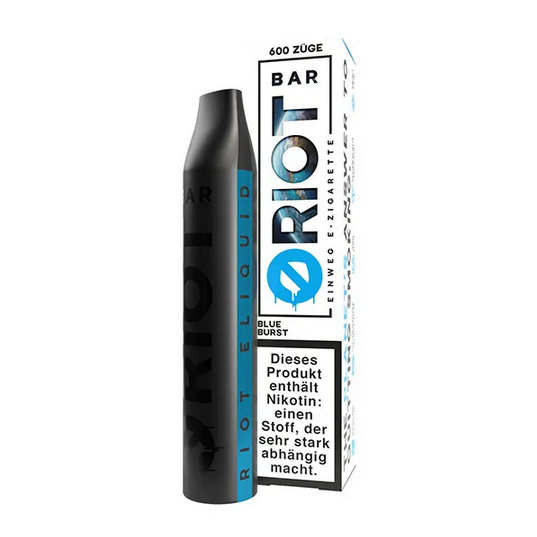 Riot Bar - Blue Burst - Einweg Vape Pen 600P 20mg