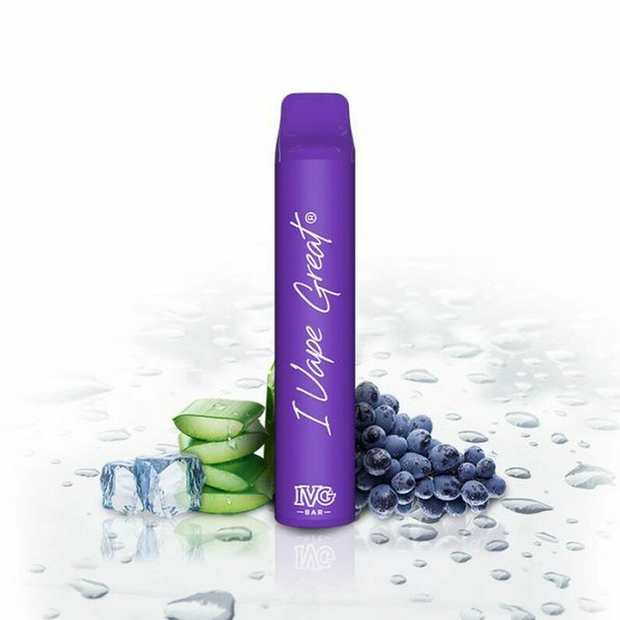 IVG Bar - Aloe Grape ICE - Einweg Vape Pen 800P 20mg