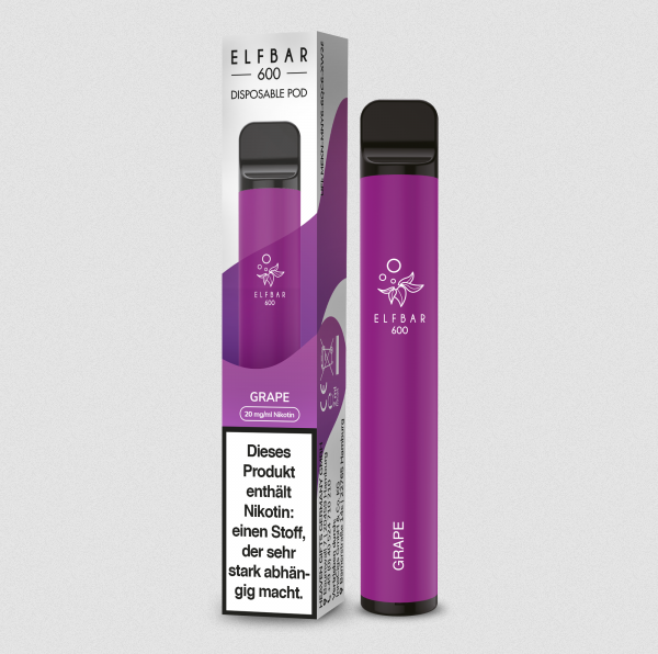 Elfbar - Grape - Einweg Pen 600P 20mg