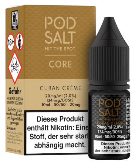 Pod Salt - Cuban Creme - Nikotinsalz - 20mg/ml